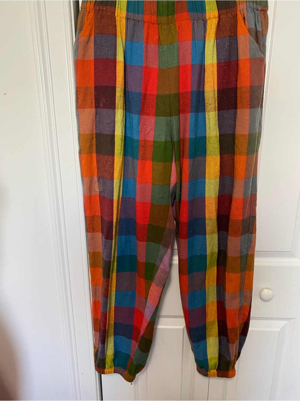 Ace & Jig Plaid Cotton Pants - Picture 3 of 9